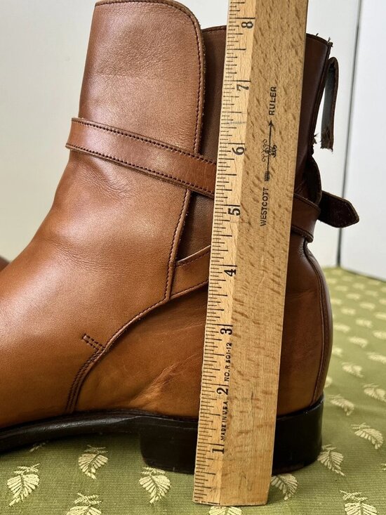GRENSON for Charles Tyrwhitt SZ US 12 UK 11 Classic Full Strap Jodhpur Boot READ main image 8
